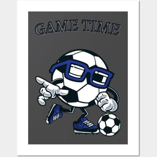 soccer game time Posters and Art